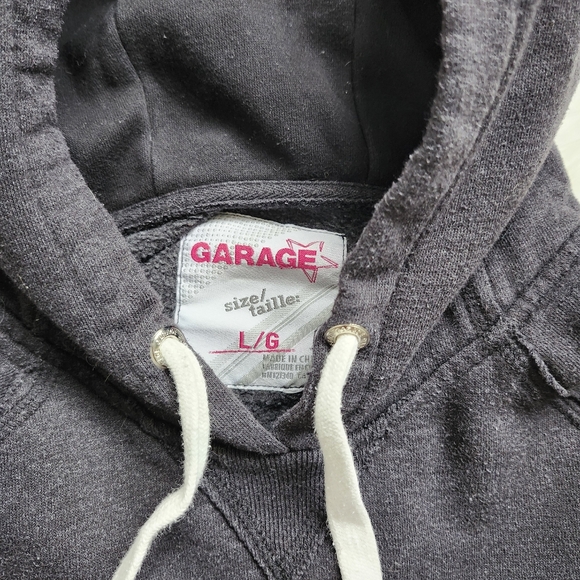 Garage Distressed Black Hoodie - Picture 4 of 6